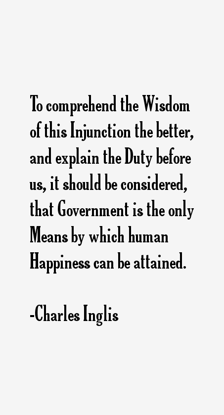 Charles Inglis Quotes
