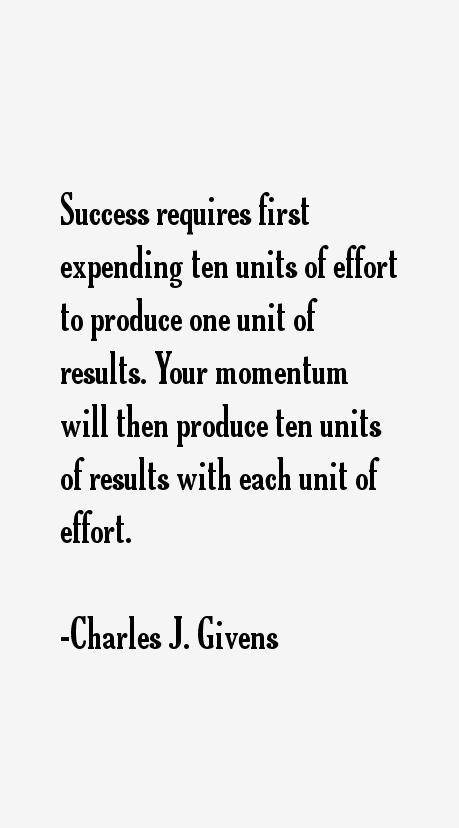 Charles J. Givens Quotes