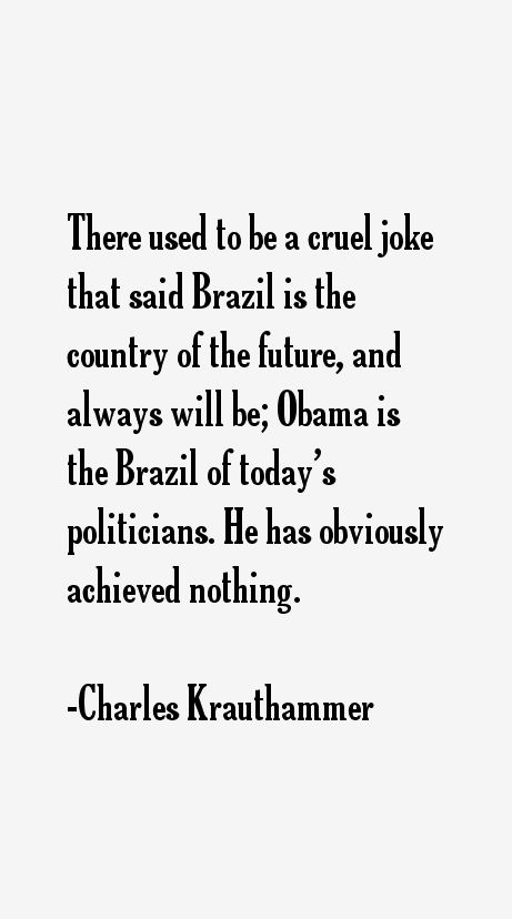 Charles Krauthammer Quotes