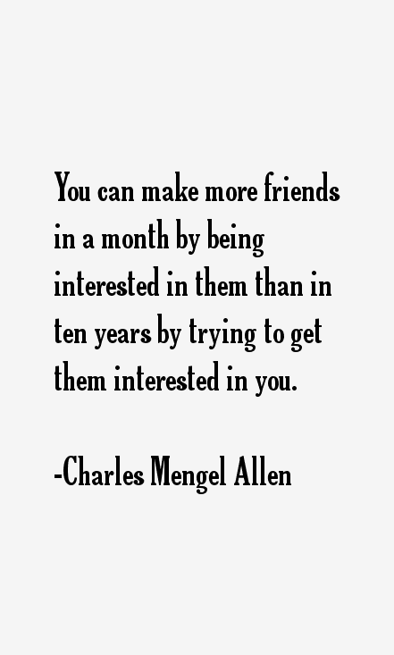 Charles Mengel Allen Quotes