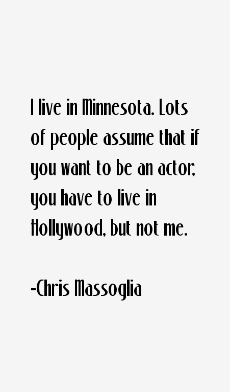 Chris Massoglia Quotes