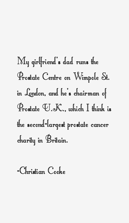 Christian Cooke Quotes
