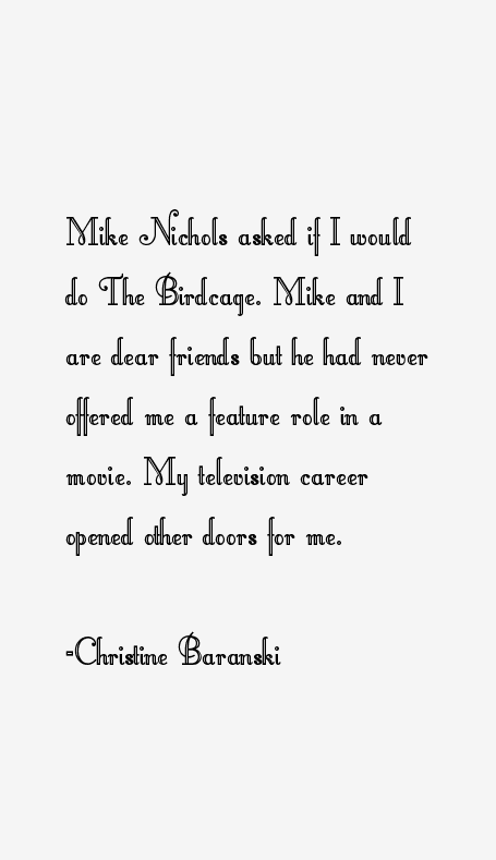 Christine Baranski Quotes