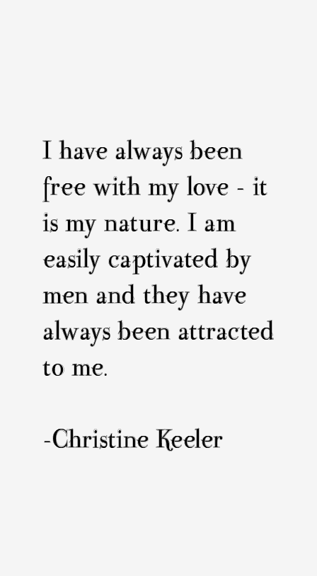 Christine Keeler Quotes