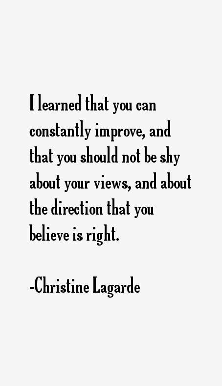 Christine Lagarde Quotes
