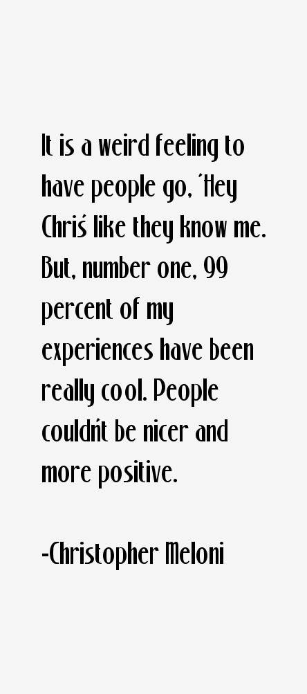 Christopher Meloni Quotes