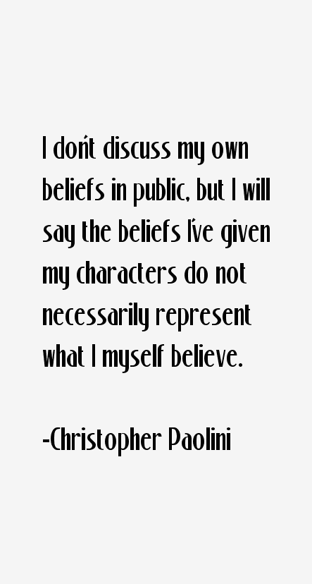 Christopher Paolini Quotes
