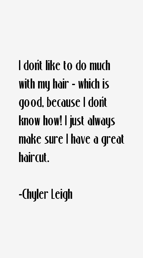 Chyler Leigh Quotes