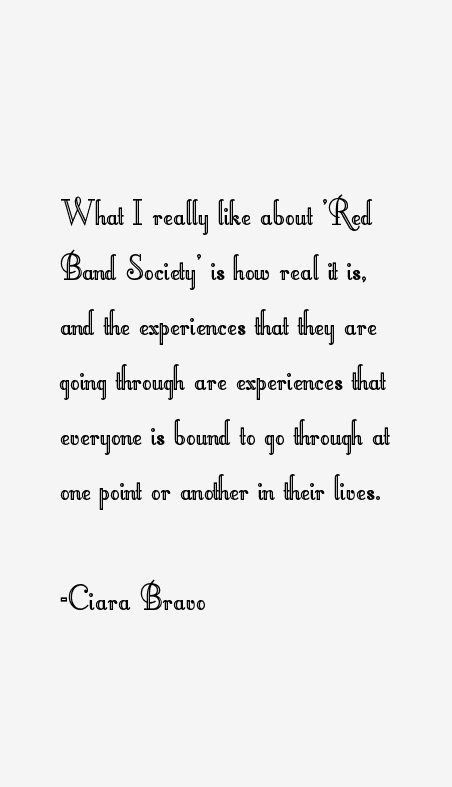 Ciara Bravo Quotes