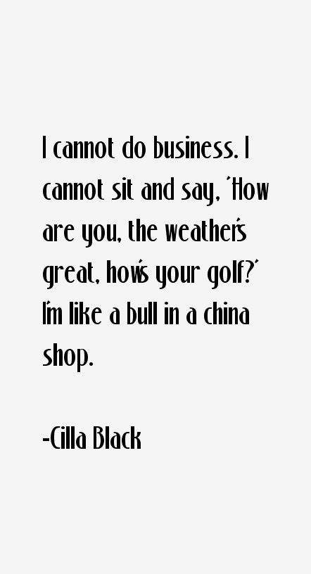 Cilla Black Quotes
