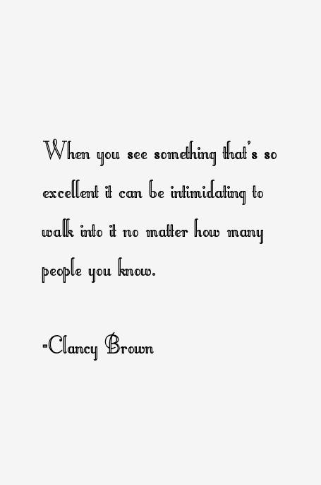 Clancy Brown Quotes