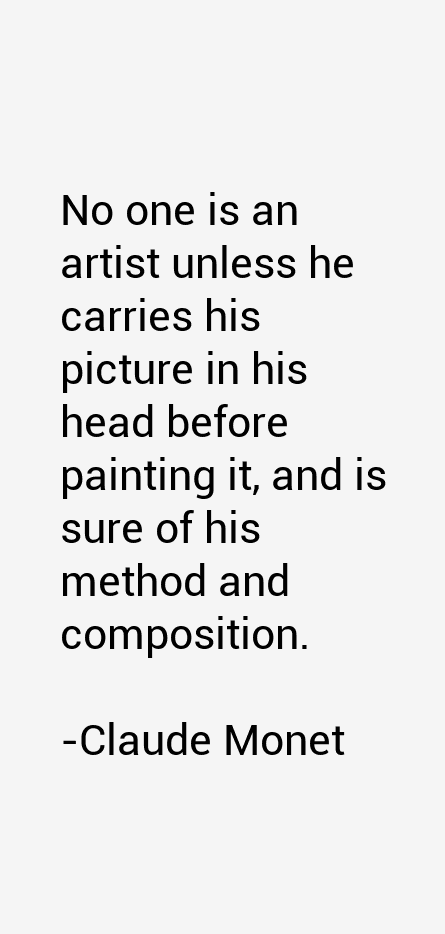 Claude Monet Quotes