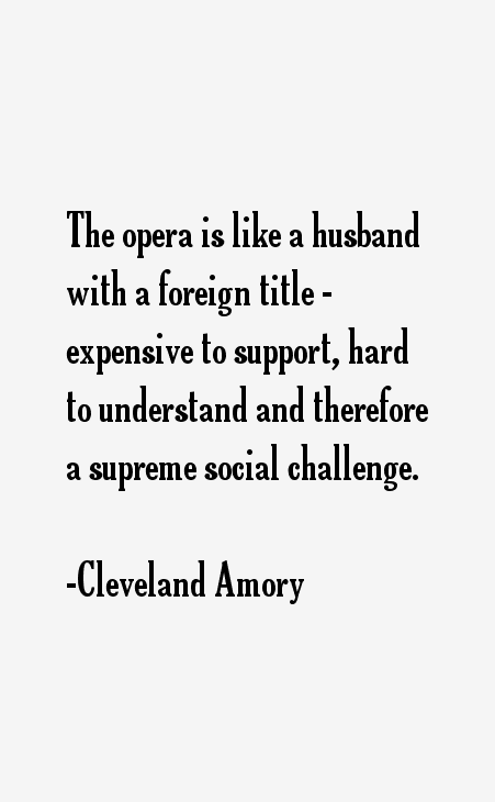Cleveland Amory Quotes