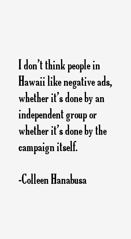 Colleen Hanabusa Quotes