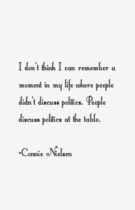 Connie Nielsen Quotes
