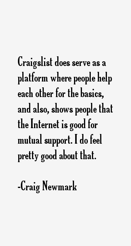 Craig Newmark Quotes