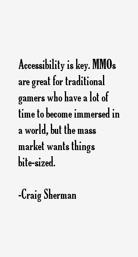 Craig Sherman Quotes