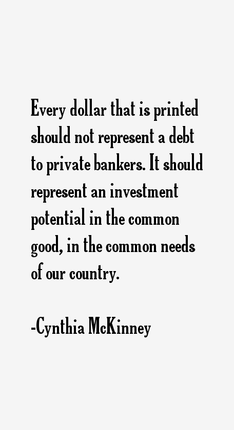 Cynthia McKinney Quotes