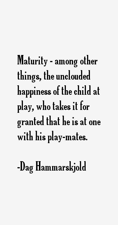 Dag Hammarskjold Quotes