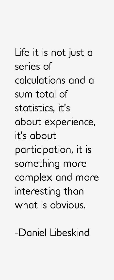 Daniel Libeskind Quotes