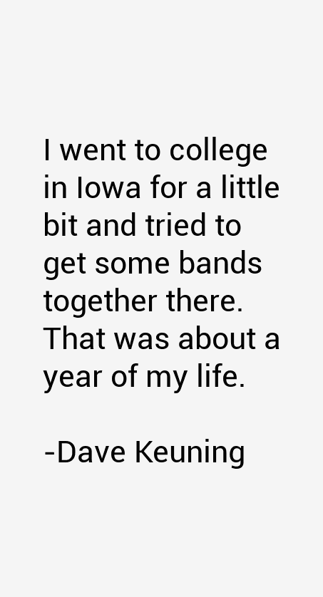 Dave Keuning Quotes