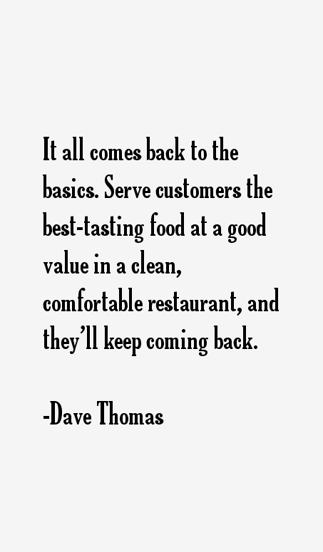 Dave Thomas Quotes