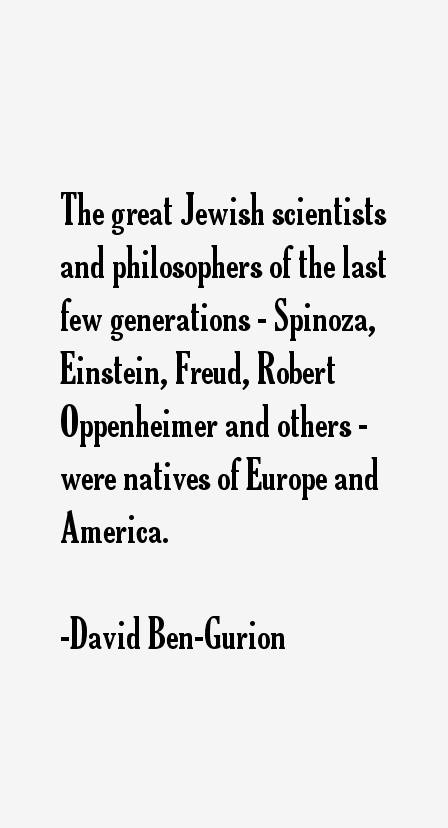 David Ben-Gurion Quotes
