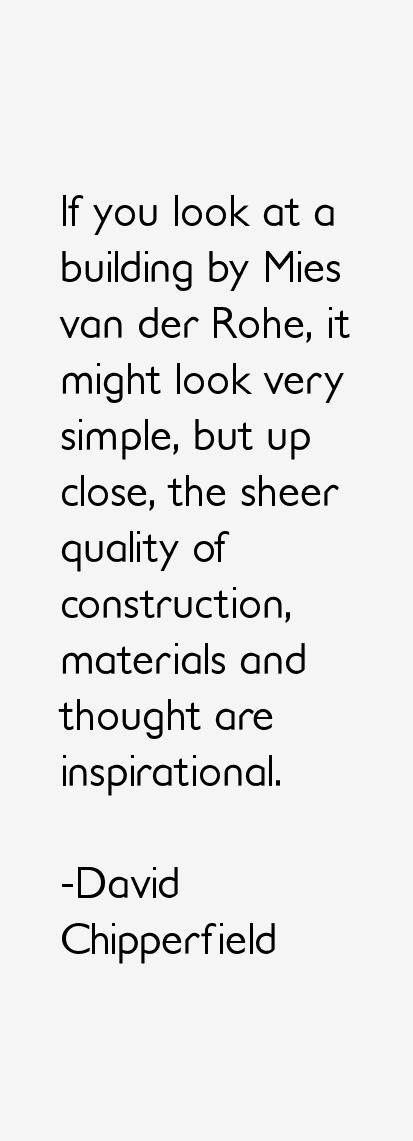 David Chipperfield Quotes