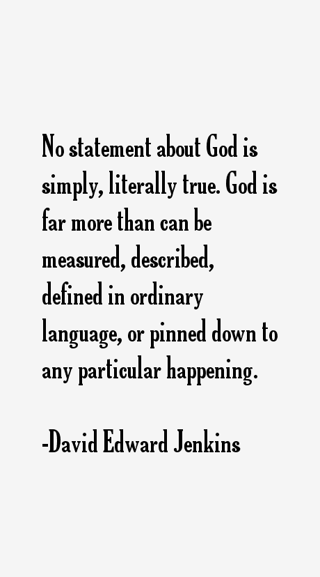 David Edward Jenkins Quotes