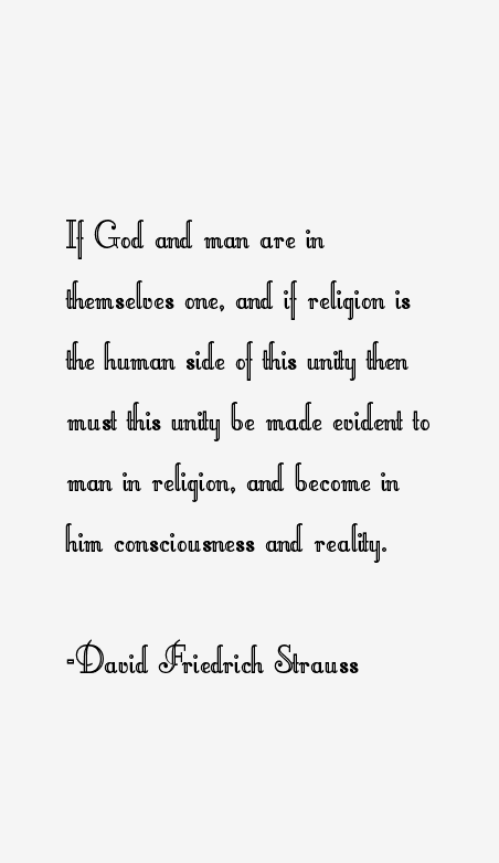David Friedrich Strauss Quotes