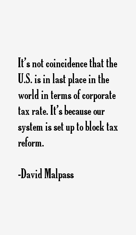 David Malpass Quotes