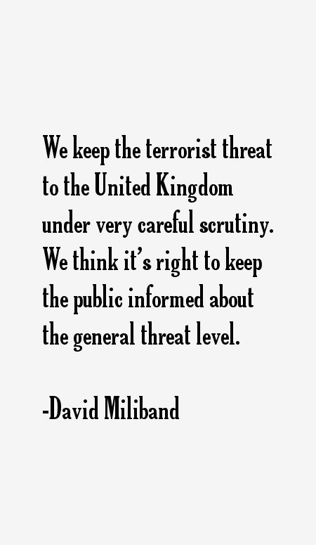 David Miliband Quotes