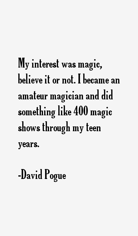 David Pogue Quotes