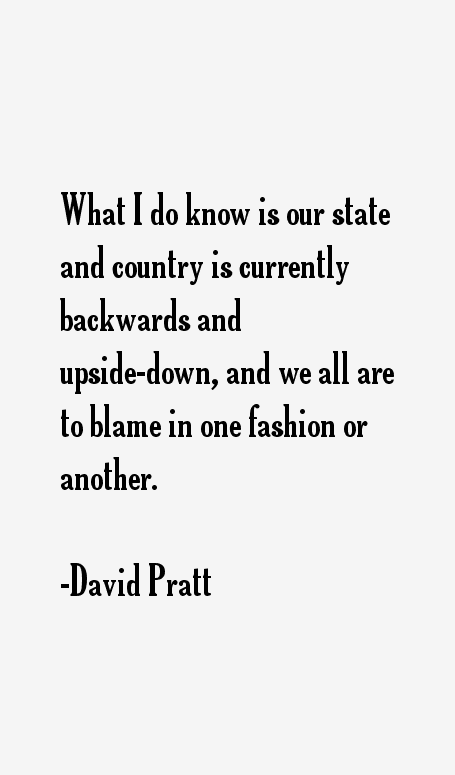 David Pratt Quotes