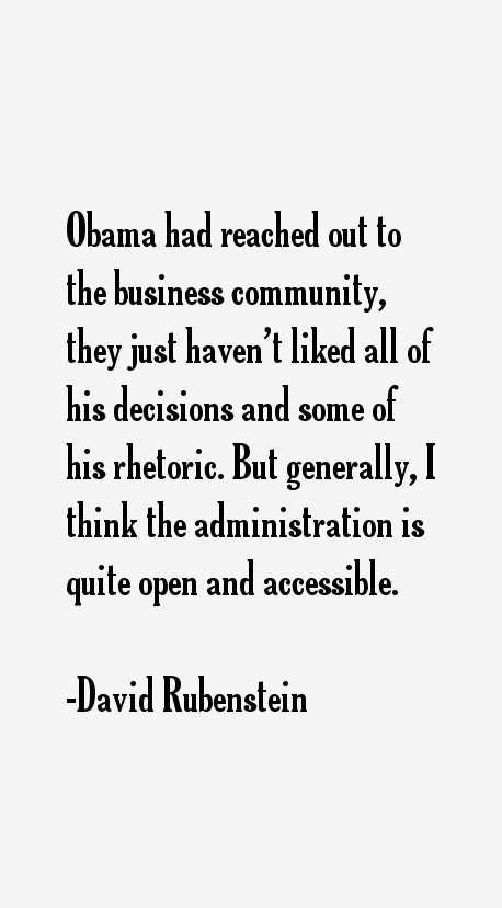 David Rubenstein Quotes