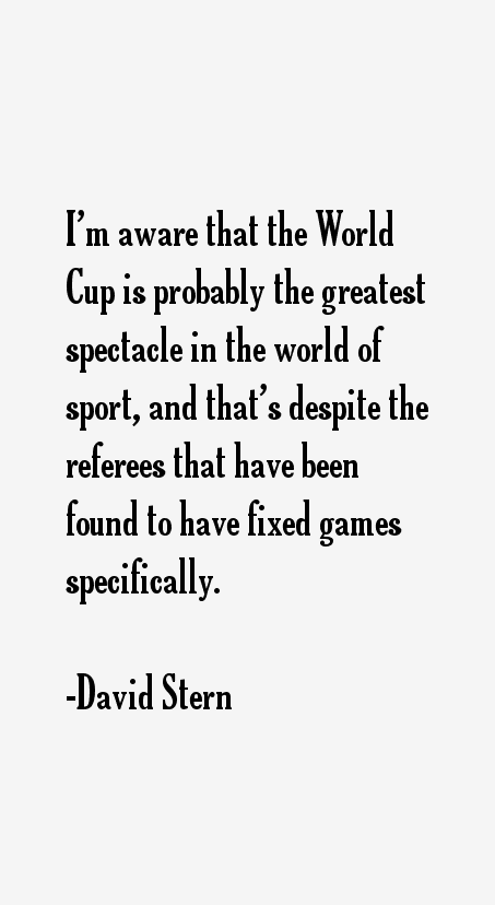 David Stern Quotes