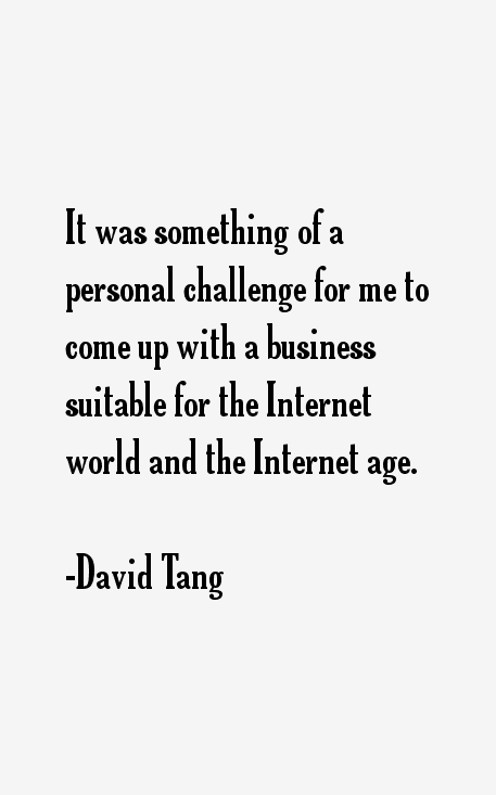 David Tang Quotes