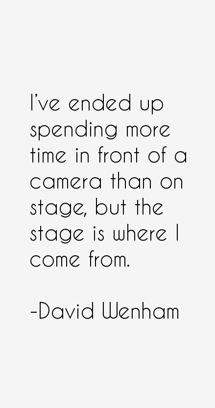David Wenham Quotes