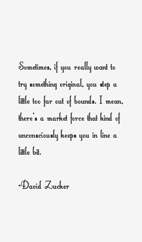 David Zucker Quotes