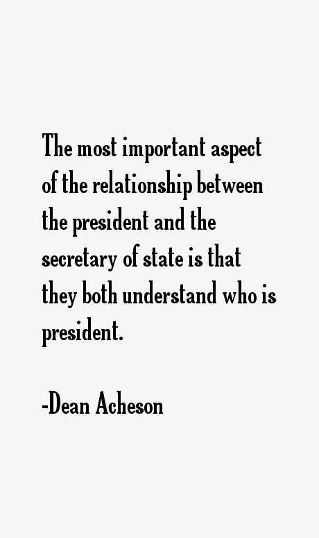 Dean Acheson Quotes