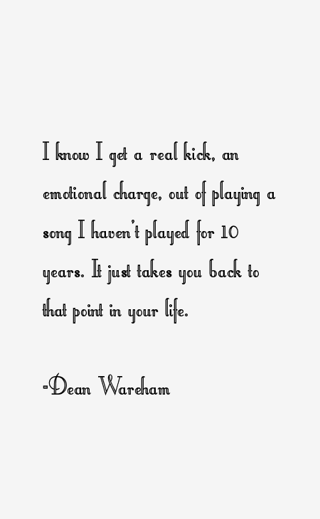 Dean Wareham Quotes