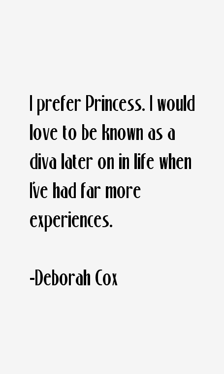 Deborah Cox Quotes