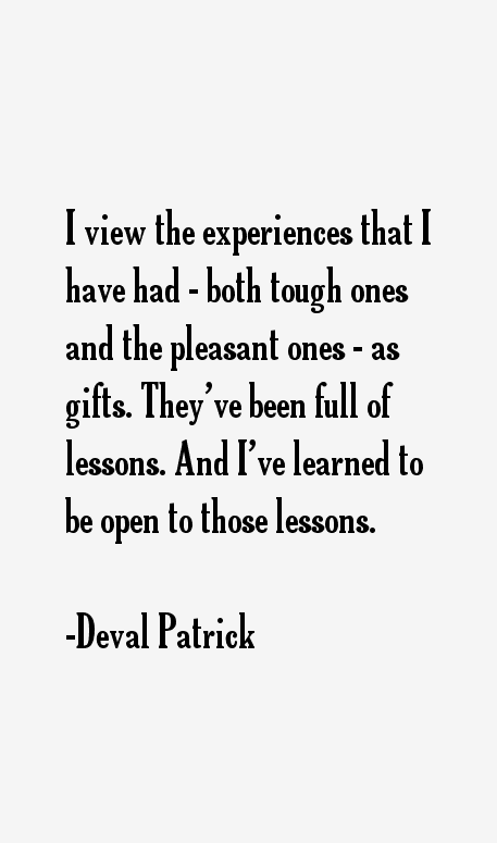 Deval Patrick Quotes