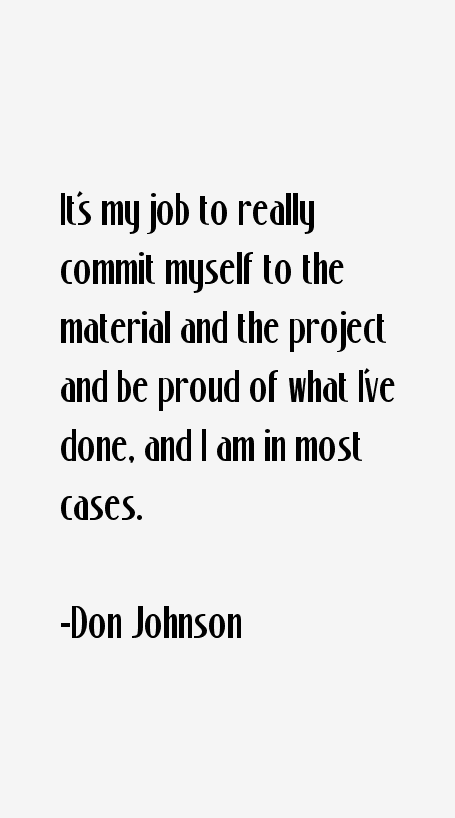 Don Johnson Quotes