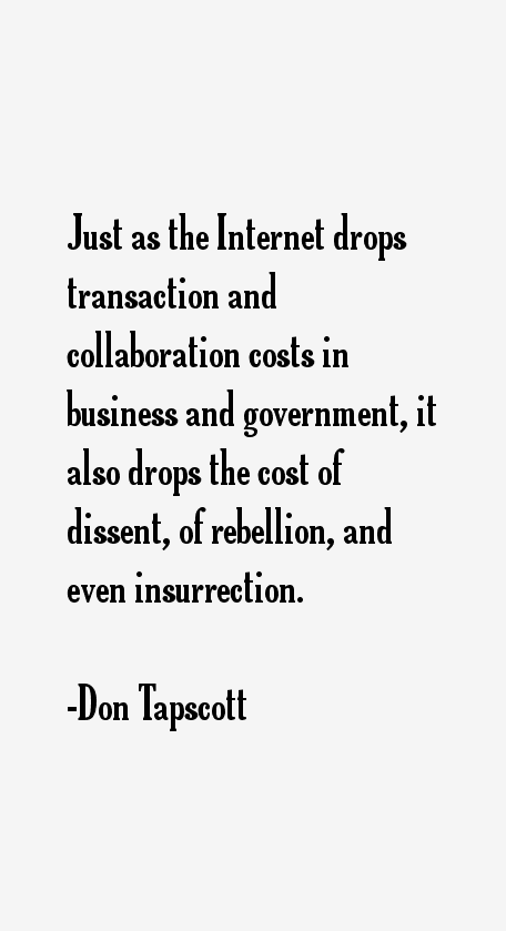 Don Tapscott Quotes