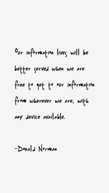 Donald Norman Quotes