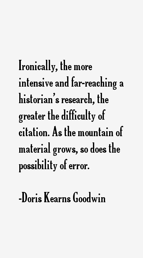 Doris Kearns Goodwin Quotes