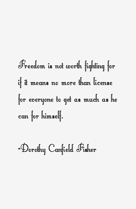 Dorothy Canfield Fisher Quotes