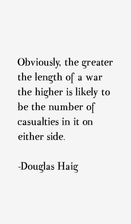 Douglas Haig Quotes