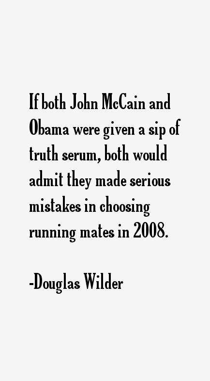 Douglas Wilder Quotes
